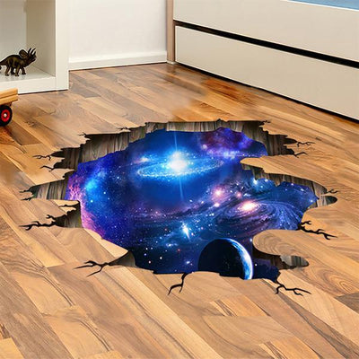 3D Space Sticker - Wolrdiscounts