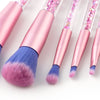 7 PIECE GLITTER BRUSH SET - Wolrdiscounts