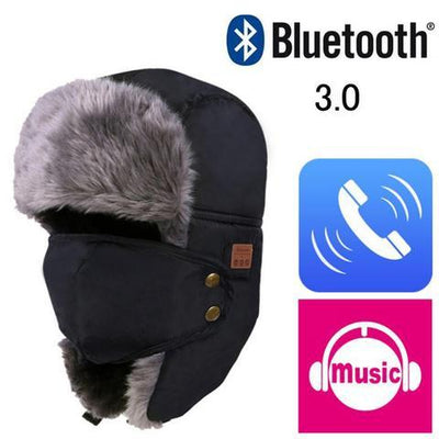 BLUETOOTH BOMBER HAT - Wolrdiscounts