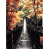 Autumn Forest Bridge - Diamond Paint Kit - Wolrdiscounts