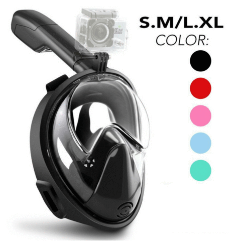 FULL FACE SNORKEL MASK - Wolrdiscounts