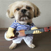 Funny yet cool guitar player yorkie costume - Wolrdiscounts