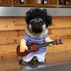 Funny yet cool guitar player yorkie costume - Wolrdiscounts