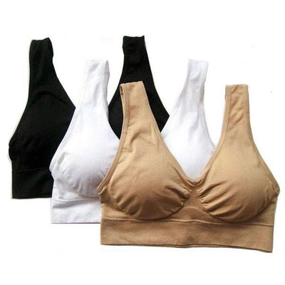 Comfortable Wireless Bra SALE (Set Of 3) - Wolrdiscounts