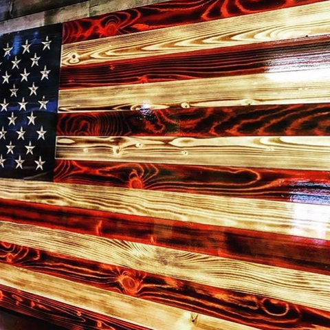 Hand Carved Charred American Traditional - Wolrdiscounts