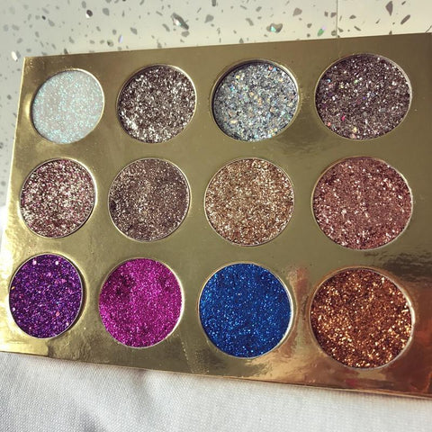 LUXURY COLLECTION PRESSED GLITTER PALETTE - Wolrdiscounts