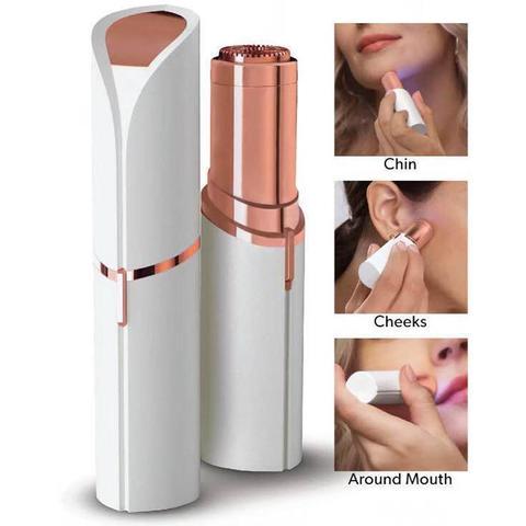 Rose Gold-Plated Epilator for Facial Hair Removal - Wolrdiscounts