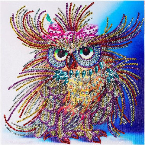 Royal Owl - 5D™ Diamond Painting Kit - Wolrdiscounts