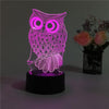 Owl 3D Led Lamp (60% OFF LIMITED TIME) - Wolrdiscounts