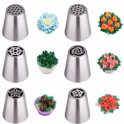 HAPPYBAKES FLOWER NOZZLES™ (SET OF 7!) - Wolrdiscounts