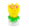 Musical Candle Lotus Flower - Wolrdiscounts