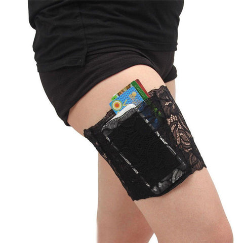 LACE POCKET ANTI-CHAFING THIGH BANDS - Wolrdiscounts