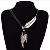 K-FASHION VINTAGE FEATHER STYLE PENDANT - Wolrdiscounts