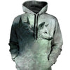 YIN YANG FIRE ICE WOLVES UNISEX HOODIE - Wolrdiscounts