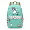 Cute Cartoon Unicorn Canvas Backpack - Wolrdiscounts