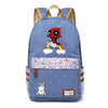 Cute Cartoon Unicorn Canvas Backpack - Wolrdiscounts